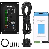briidea Bluetooth RV Water Tank Level Sensor Monitor Indicator with App &amp; LED Display, Precise Detection, Auto-Sense Modes, Ensures Water Supply for RVs, Boats, Caravans