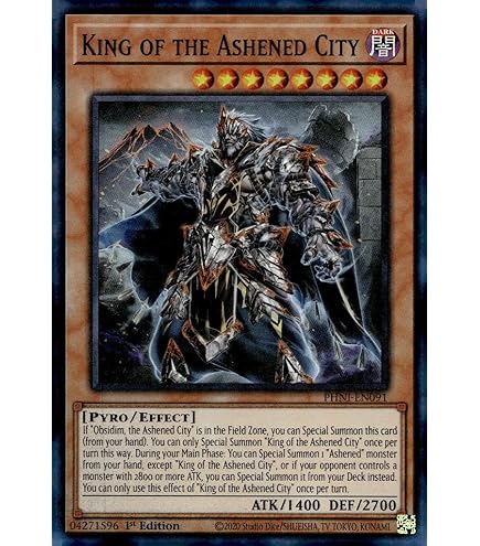 Amazon.com: YU-GI-OH! Priestess of The Ashened City - PHNI-EN093 - Ultra  Rare