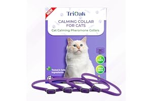PROELOBARA Cat Calming Collar Anxiety Relief: Calming Collar for Cats - Cat Calming Collar - Cat Pheromones - Calming Cat Collars - Cat Pheromone Collar - Pheromone Collar for Cats - Cat Calming Collar - 4-Pack