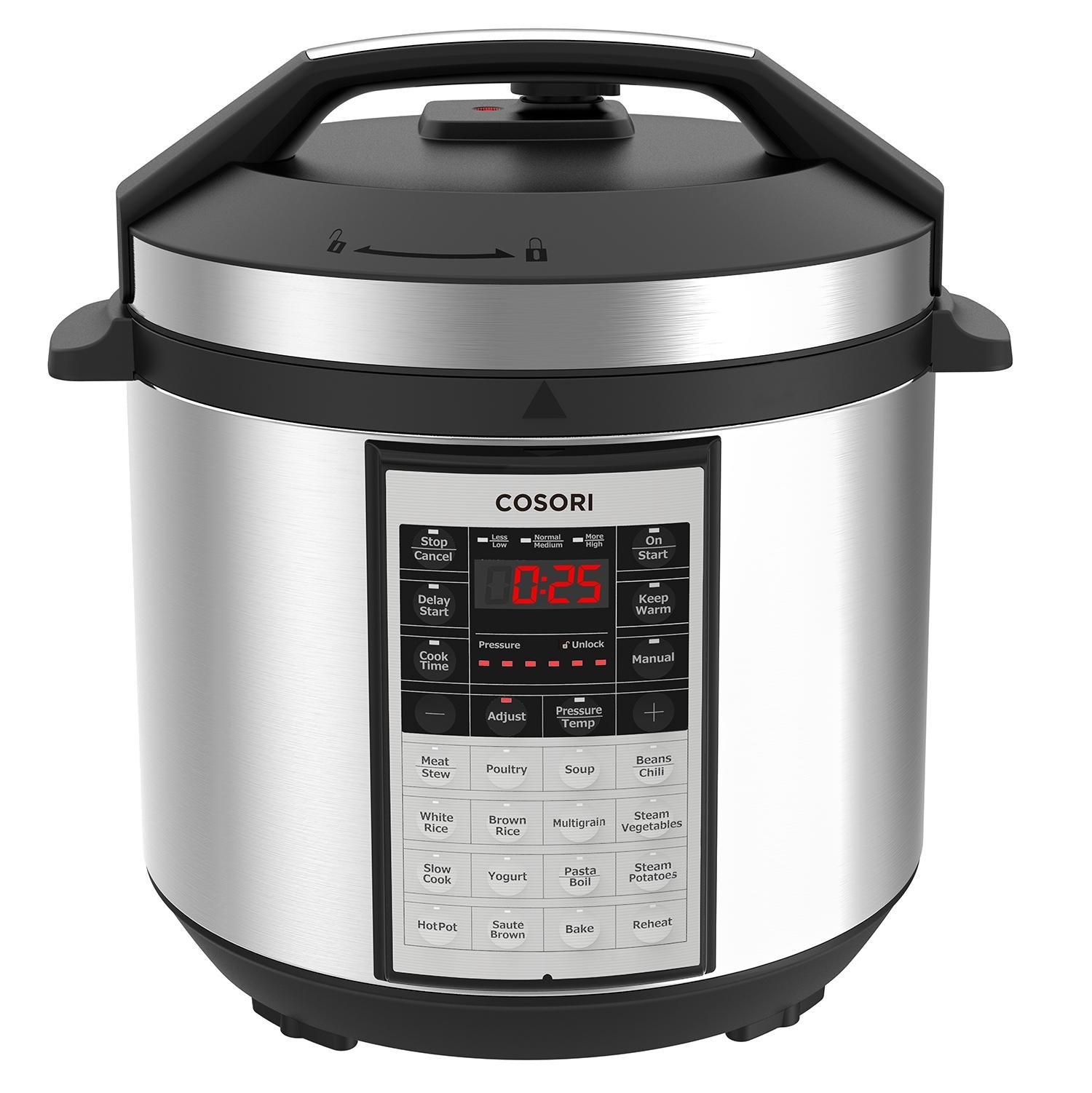 COSORI White Electric Pressure Cooker Qt 8-in-1 Instant