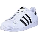 adidas Originals mens Super Star Fashion Sneaker, White/Core Black/White1, 11 US