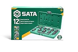 SATA 12-Piece Impact Socket Set, 1/2-Inch Drive