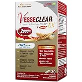 LABO Nutrition VesseCLEAR EX: Nattokinase NSK-SD+Elastin F for Clean &amp; Flexible Blood Vessel. Japan's Most Research Proven, Functional Dose, Acid-Resistant/Delayed Release Capsules