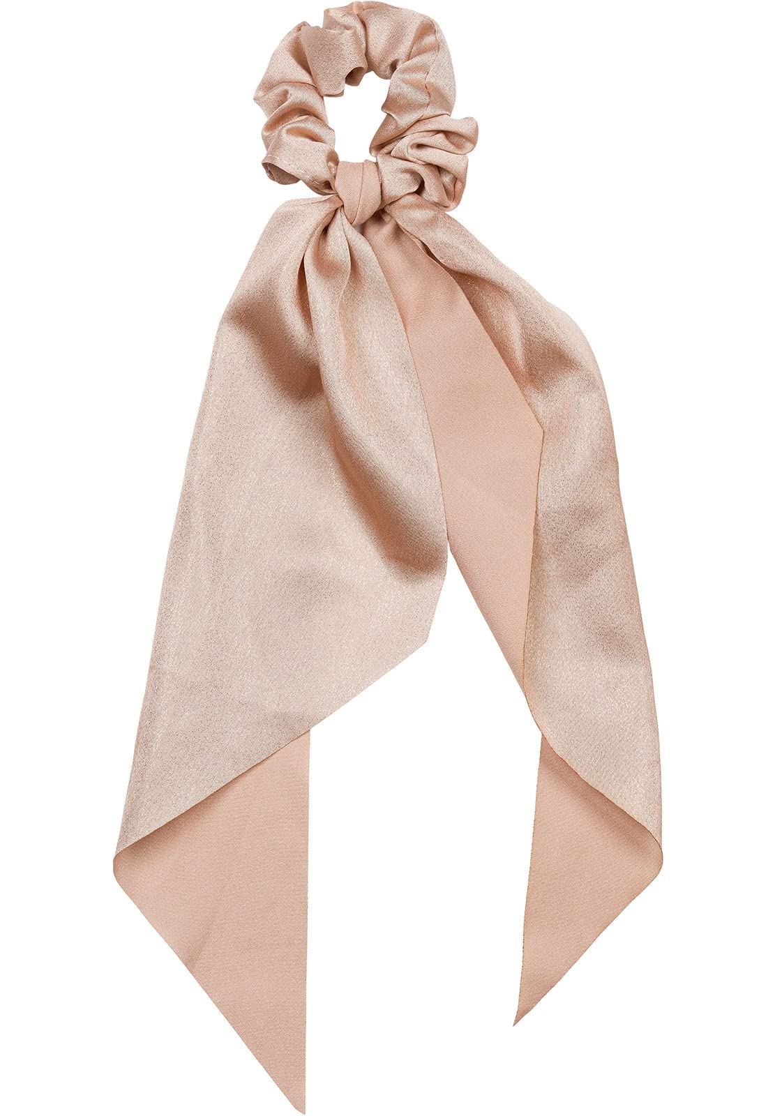 styleBREAKER ladies hair tie unicoloured with bow in retro style, elastic, scrunchie, braid, hair band 04027042, Colour:Light Brown