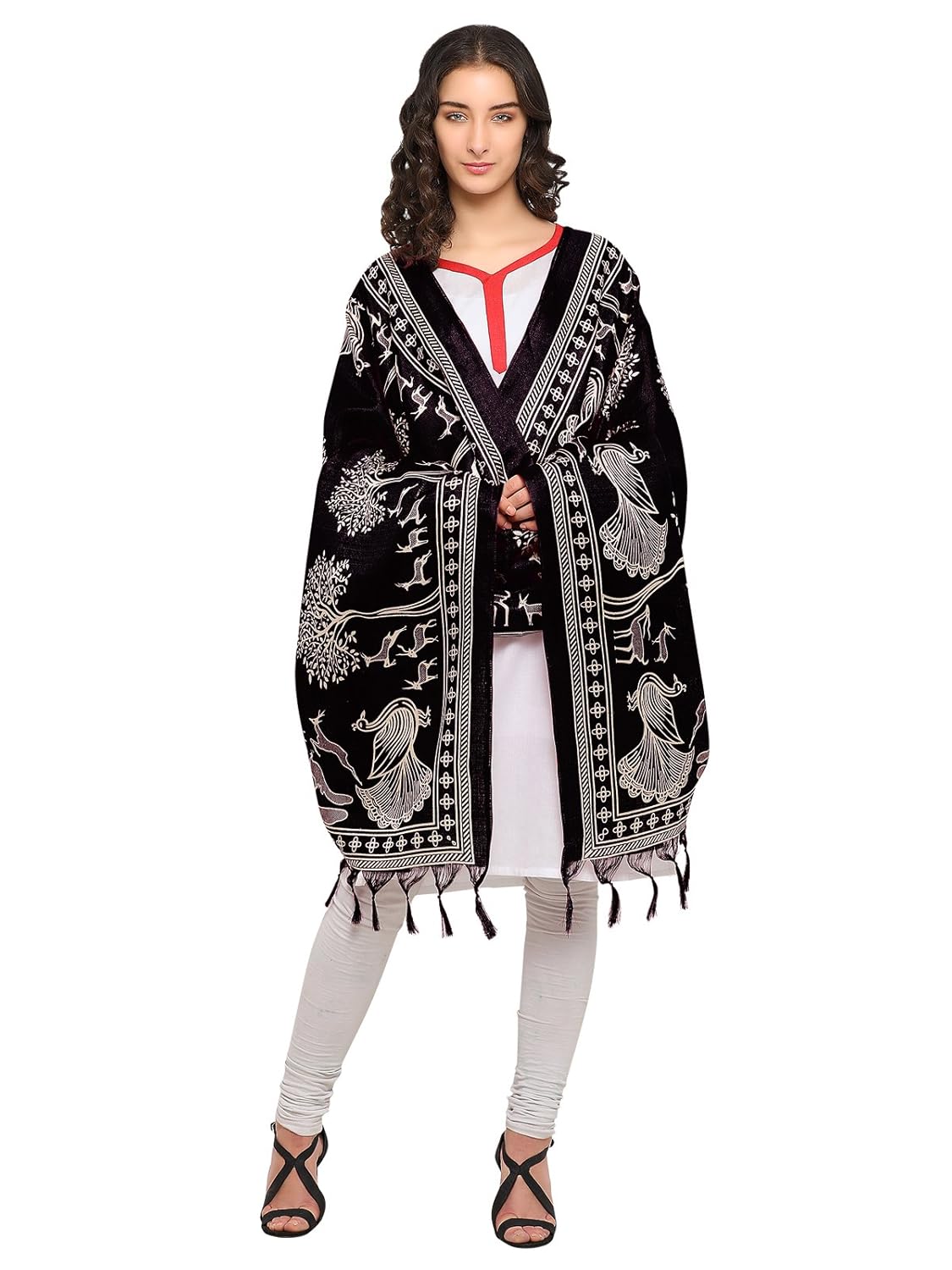 kanchnar women's silk printed dupatta