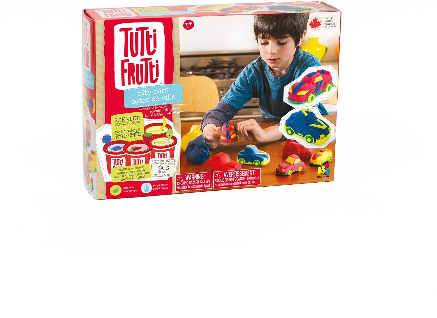 Tutti Frutti BJTT14816 City Cars Playset, Multicolor