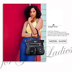 Angelkiss Women's Soft PU Leather Handbag