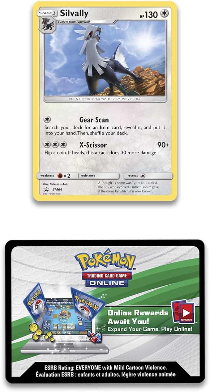 pokemon silvally figure collection box