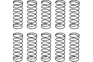 uxcell 20Pcs Compression Spring, 15mm OD, 1.2mm Wire Size, 40mm Free Length, Spring Steel Construction Extended Mechanical Co