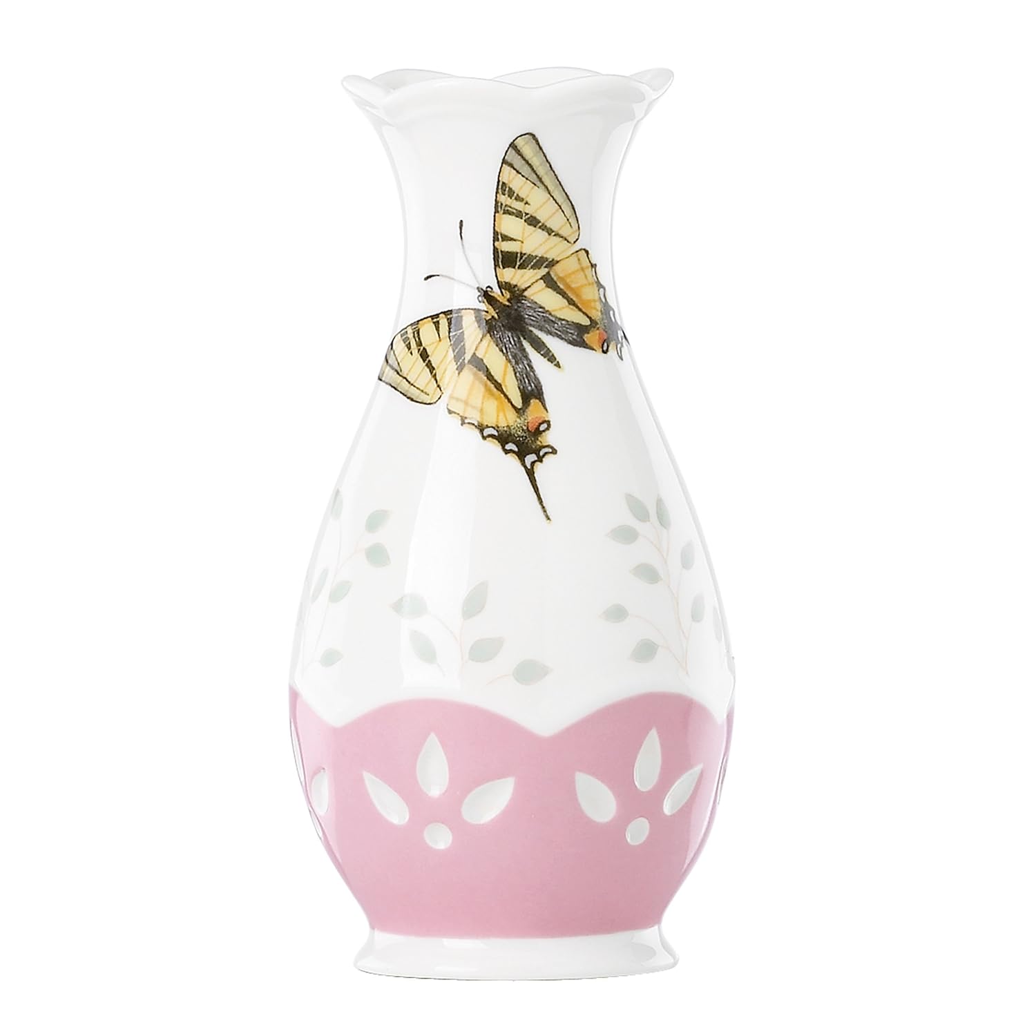 Lenox Butterfly Meadow Colors 4 3 4 Inch Small Vase Set Of 3
