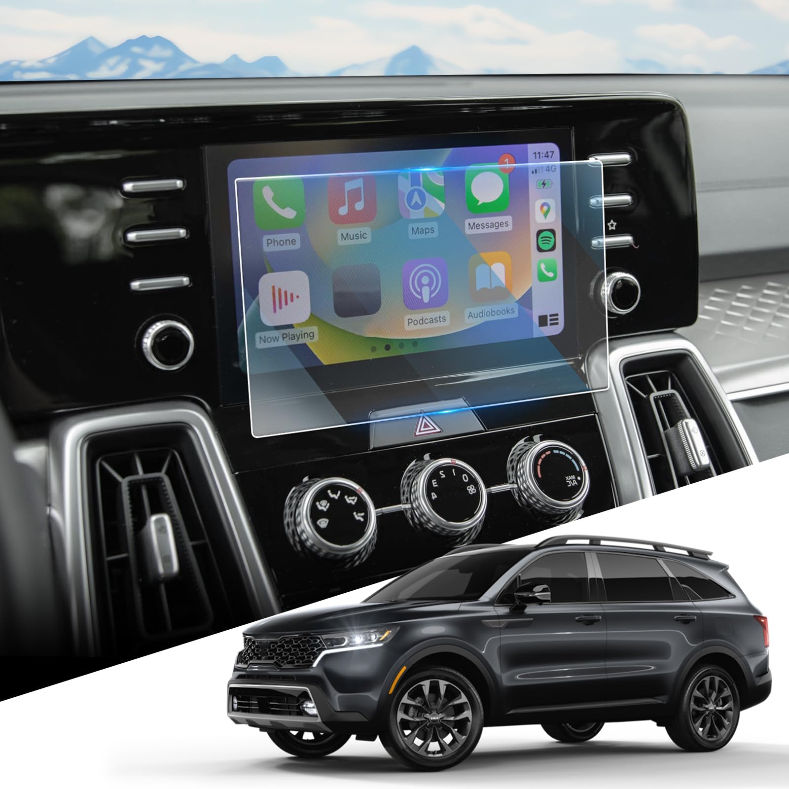 For 2023 KIA Sorento Screen Protector - 8 Inch