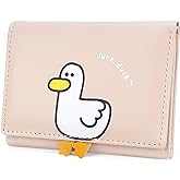 CONISY Cute Wallets for Women, Leather RFID Blocking Small Trifold Wallet with ID Window for Girls and Ladies Womens Wallet