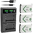 Kastar 3-in-1 NP-BX1 Battery and USB Charger Replacement for Sony Digital Cameras
