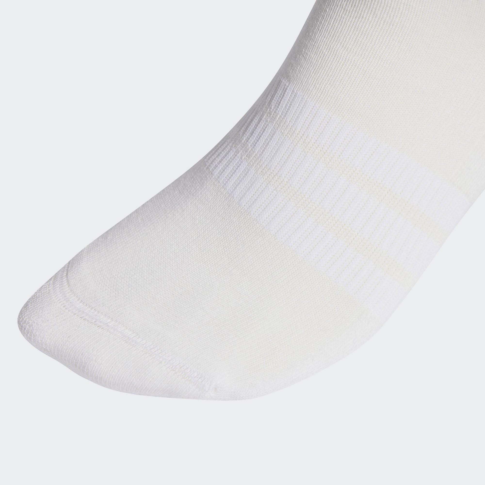 adidas Unisex CUSHIONED CREW SOCKS 6 PAIR PACK, white/white/black, 42-45 2