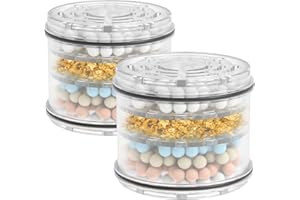 MakeFit Shower Head Filter Replacement Cartridge for MakeFit Filtered Shower Head - H5H117 (2-PACK)