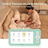 BOIFUN 2K WiFi Baby Monitor 5" Screen App PTZ Auto-Tracking Night Vision view 8