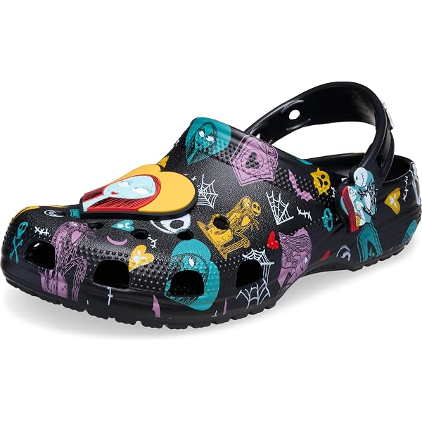 Crocs Nightmare Before Christmas Jack Skellington Clogs Mens 13 Black Jibbitz Crocs Nightmare Before Christmas Jack Skellington Clogs  main image 4