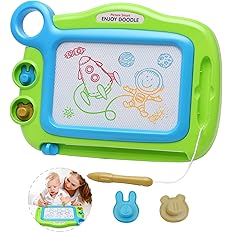 Magnetic Drawing Board for Kids Age 1-4 - Erasable Doodle Board Toddler Toy, Easter Gift