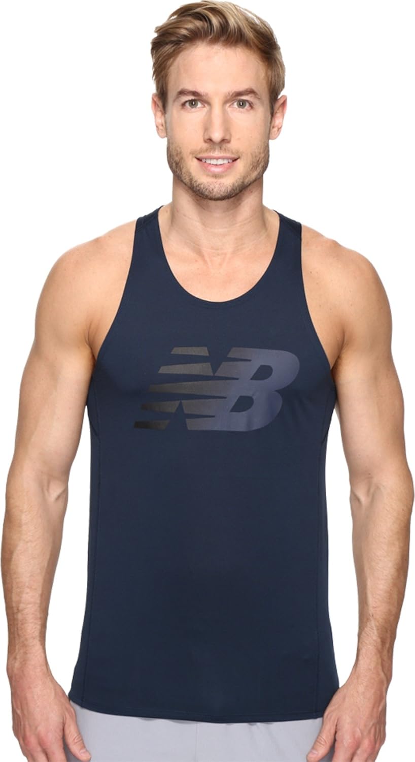 Amazon.com: New Balance Mens Accelerate Graphic Singlet: Clothing