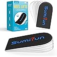 Sumifun Heel Lift, 4-Layer 1 Inch Gel Shoe Lifts for Women Uneven Legs, Adjustable Orthopedic Heel Lifts for Heel Pain and Leg Length Discrepancy, Heel Wedge Inserts 1/4" 1/2" 3/4" (Size S, 1 Pair)
