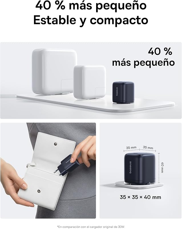 Carregador USB C de 45W GAN com cabo de 1 m, adaptador de carregamento rápido PPS PD para Samsung S25 Ultra/S24, iPhone 17/16/15 Pro MAX, iPad, MacBook, Pixel