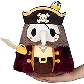 Squishable - Mini Pirate Plague Doctor - The Mysterious Doctor Plague Collection - 10.5 in - Soft Toy Collectible Stuffed Animal