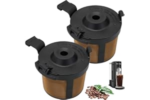 2 Pack Permanent Coffee Filter for Ninja PB051 / PB040 / PB041ST Coffee Basket Compatible with Ninja Coffee Maker - Reusable 