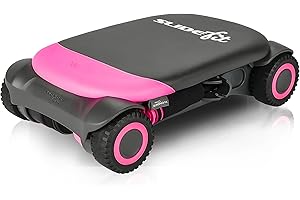 WONDER CORE Slide Fit, Ab Roller Board with 4 Wheels, Automatic Rebound Abdominal Wheel for Core Workout, Ab Exercise Equipment, Abdominal Exerciser, Heroboard Fitness Rolling Board with Knee Pad