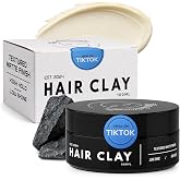 BlackMask Hair Clay for Men, Strong Hold Hair Styling Clay, 3.52oz (1 Pack) | Long-Lasting Matte Finish, Low Shine, Texturizing &amp; Volumizing Mens Hair Clay, Non-Greasy, No Drying Alcohols, All Hair Types