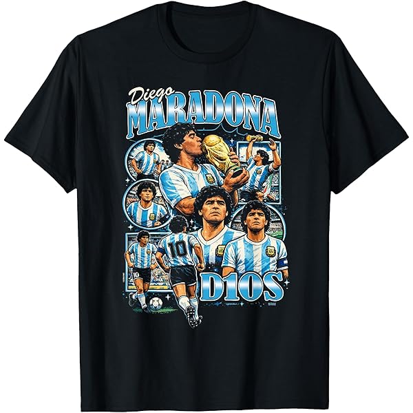 Amazon.com: Diego Maradona T Shirt La Pelota No Se Mancha Adult