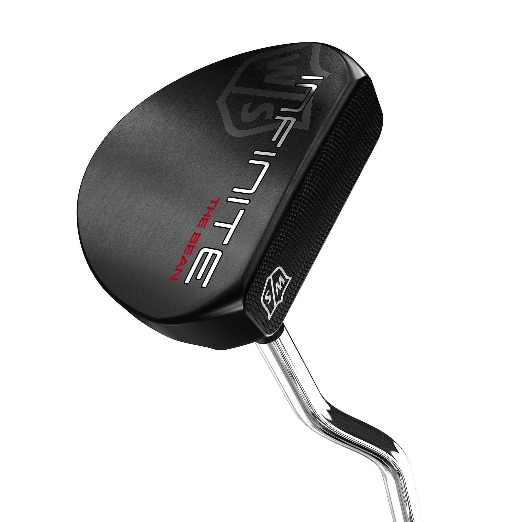 Wilson Staff Infinite Golf Putter, Steel, 34 Inches, Right Hand, The Bean Black/Silver,WGW90325034