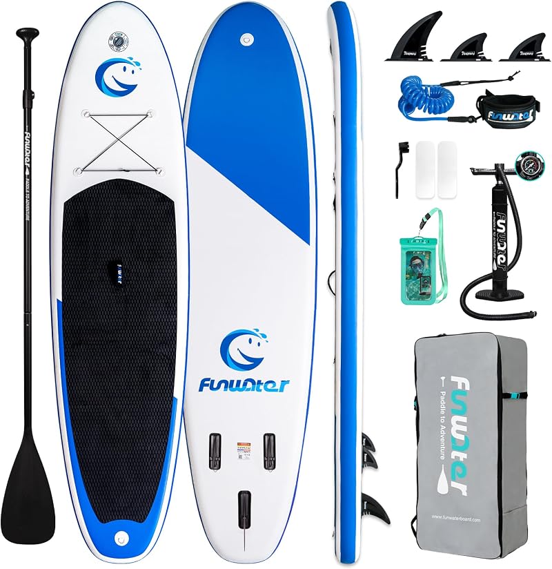 FunWater Inflatable Stand Up Paddle Board 335x82x15 cm Ultra-Light
