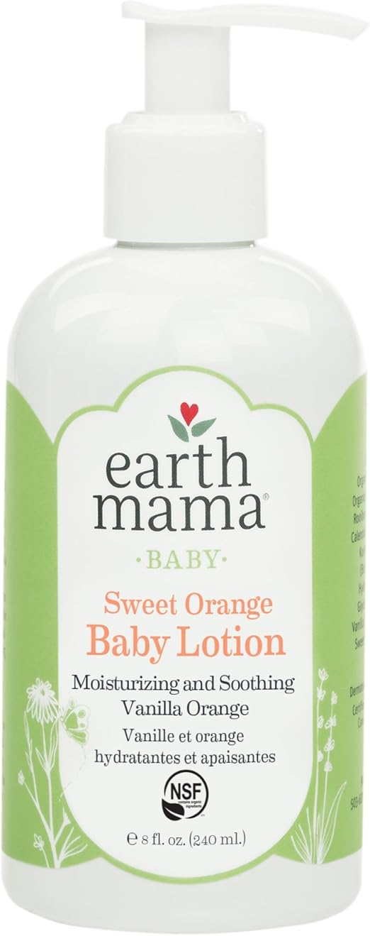 earth mama sweet orange baby lotion