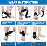 AVIDDA WASPO Ankle Support Brace 2 Pack Adjustable Strap One Size Men Women view 6