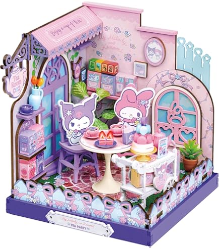 Amazon.com: Crystal Gallery Kuromi Ribbon 3D Puzzle 43 Pieces