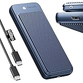 USB4 M.2 NVMe PCIe SSD Enclosure 40Gbps, Designed for Always-on Mac mini Setups, Tool-Free, Dual-Sided Cooling, Thunderbolt 4/3 & USB4/3.2 Compatible, Fits M1/M2 M3/M4, Supports 2230/2242/2260/2280