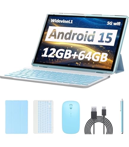 Amazon.com : 2 in 1 Tablet 10 Inch Android 15 Tablets with