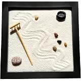 Pajoma Gong Giardino Zen Con Statua Buddha E Lumino - Kit Relax Da Tavolo 27x20x30 Cm, Regalo Antistress