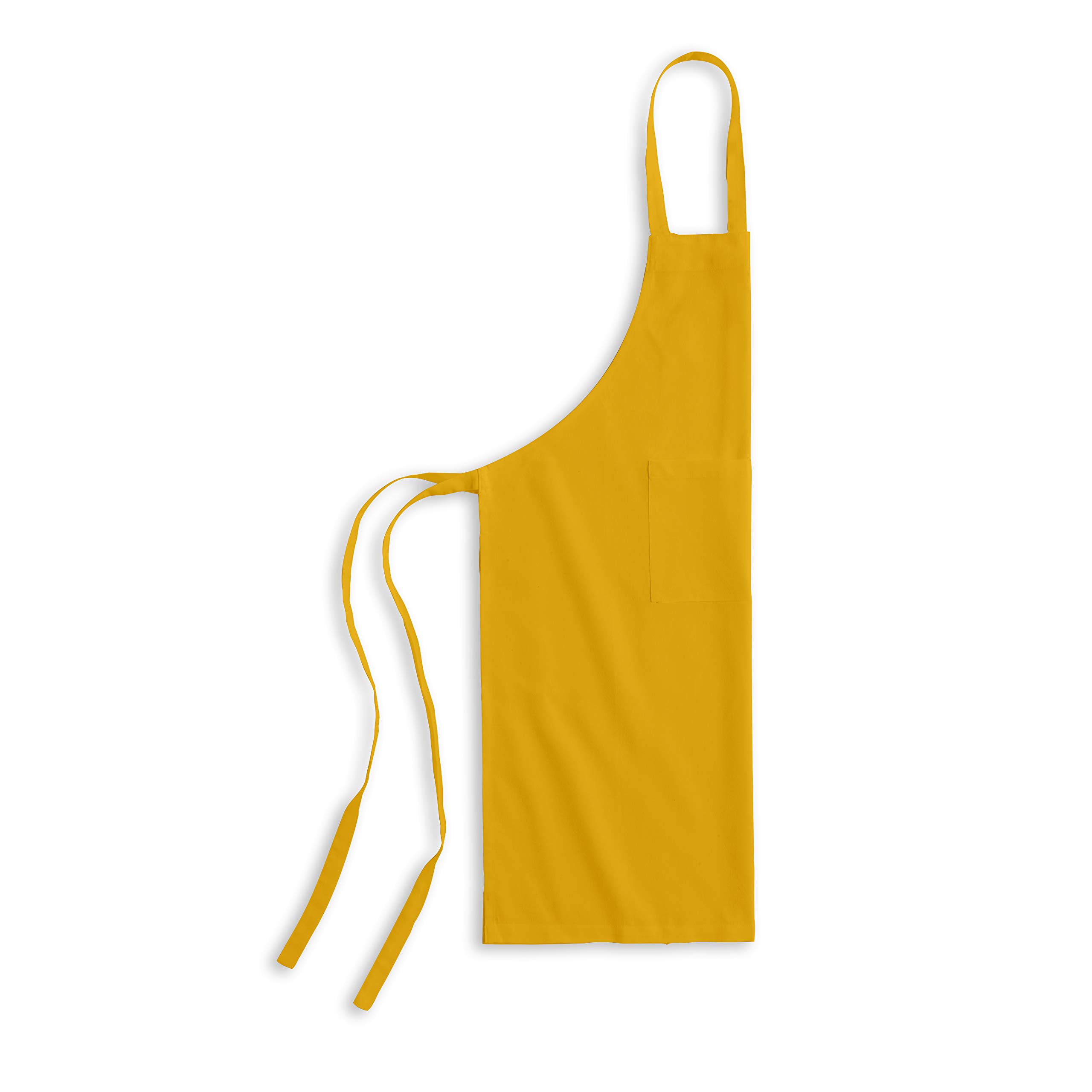 TODAY Cotton Apron, Saffron, 79 x 104 cm