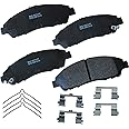 Bendix Premium SBC1378 Ceramic Front Brake Pads for Acura MDX 2013-2007, RLX 2014, RLX 2020-2016, ZDX 2013-2010, Honda Pilot 2015-2009