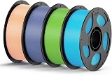 ANYCUBIC PLA Filament 1.75mm 4 Pack Peach Pink Interstellar Violet Spring Leaf view 1