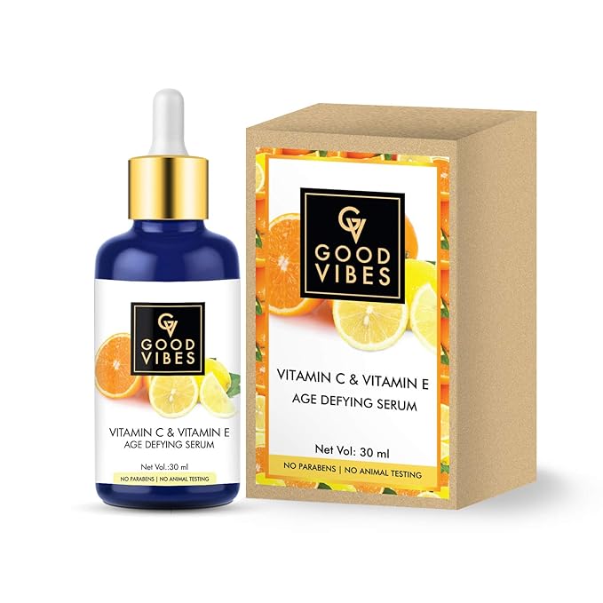 Good Vibes Age Defying Serum Vitamin C and Vitamin E 30 ml Skin
