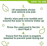 Simple Kind to Skin Eye Makeup Remover Pads Waterproof Mascara 30 Count view 6