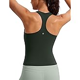 CRZ YOGA Butterluxe Racerback Tank Tops for Women - Yoga Workout Casual Gym Athletic Camisole Tight Sleeveless Shirts