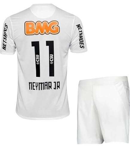 Amazon.com : Santos Ney #11 Retro Men's Soccer Jersey Fan Edition