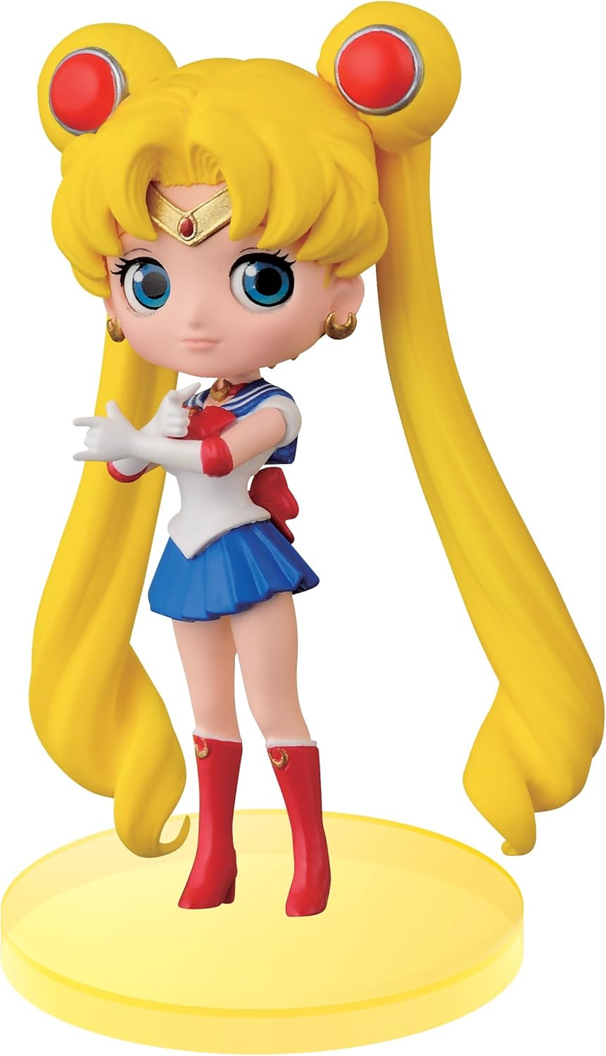 Amazon Com Banpresto Sailor Moon 2 8 Inch Sailor Moon Figure Q Posket Petit Volume 2 Toys Games