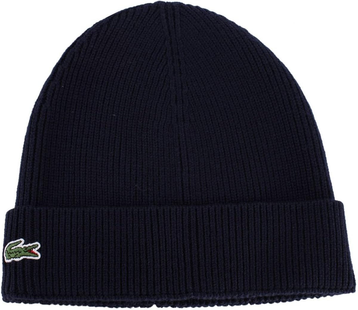 Lacoste Mens Plain Wool Beanie Hat Black Amazon.co.uk Clothing