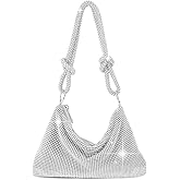 QLBO Women Gold Clutch, Rhinestone Gold Purse Wedding,Evening Clutch Purses For Women 10.2"×0.4"×6.69"