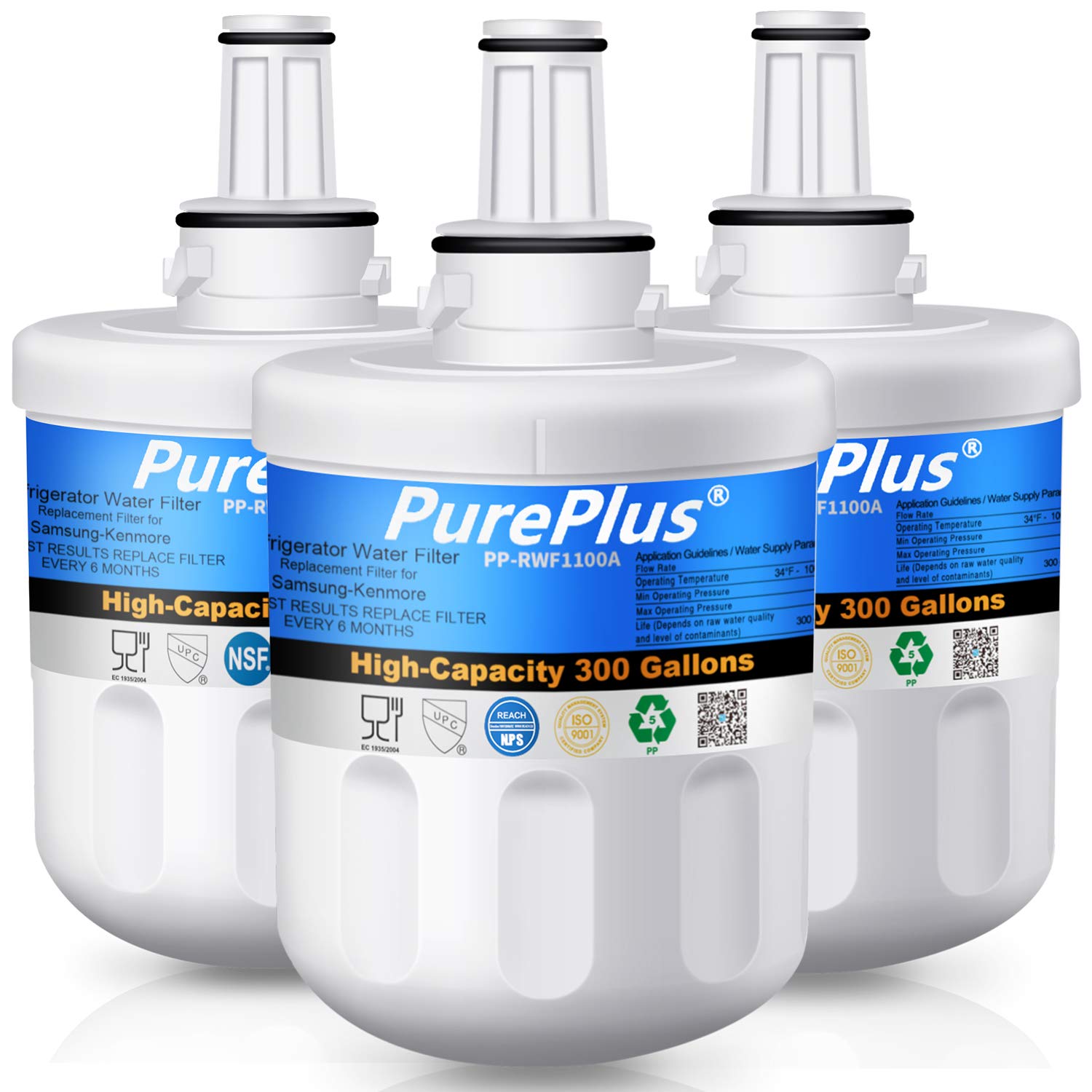 PurePlus PPRWF1100A Water Filter Compatible with Samsung DA2900003G