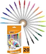 BIC Cristal Multicolour Ballpoint Pens 1.6 mm Pack of 20 view 2